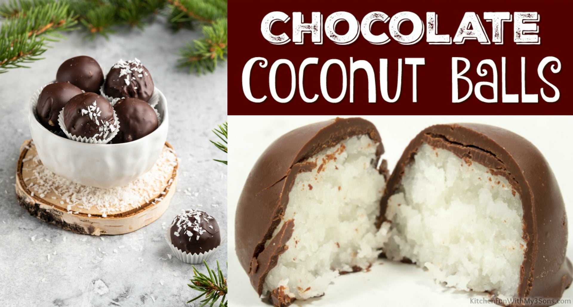chocolate coconut balls - Article 3